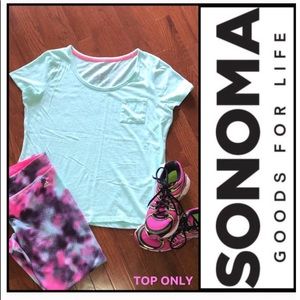 EUC SOMOMA INTIMATES SCOOP NECK TEE with POCKET